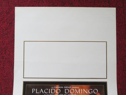 OTELLO ITALIAN LOCANDINA POSTER PLACIDO DOMINGO FRANCO ZEFFIRELLI 1986 Rendezvous Cinema Movie posters