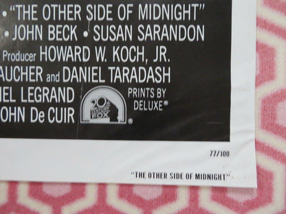 OTHERSIDE OF MIDNIGHT US ONE SHEET POSTER JOHN BECK SUSAN SARANDON 1977 - Rendezvous Cinema