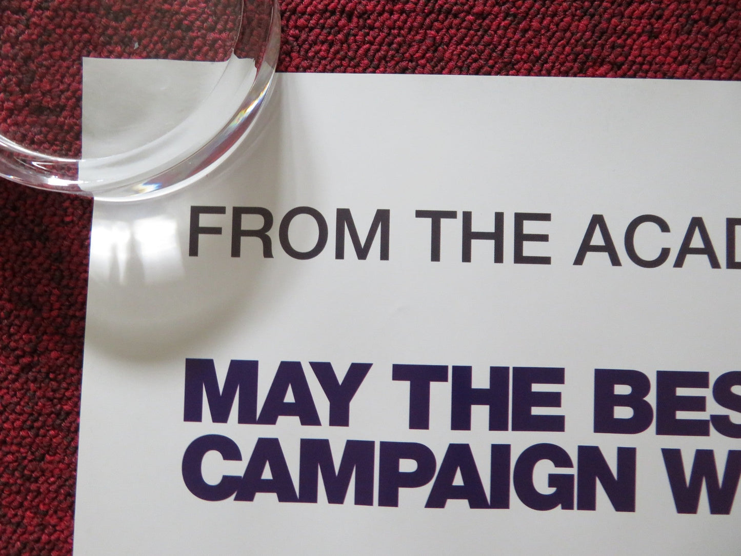 OUR BRAND IS CRISIS UK QUAD ROLLED POSTER SANDRA BULLOCK BILLY BOB THORNTON 2015 Rendezvous Cinema Movie posters