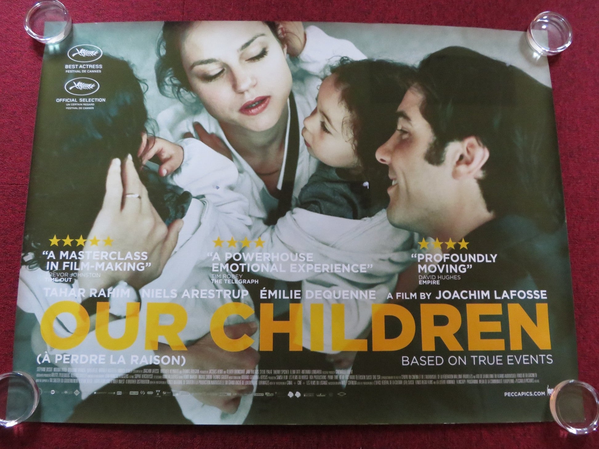 OUR CHILDREN UK QUAD (30"x 40") ROLLED POSTER TAHAR RAHIIM EMILIE DEQUENNE 2012 Rendezvous Cinema Movie posters