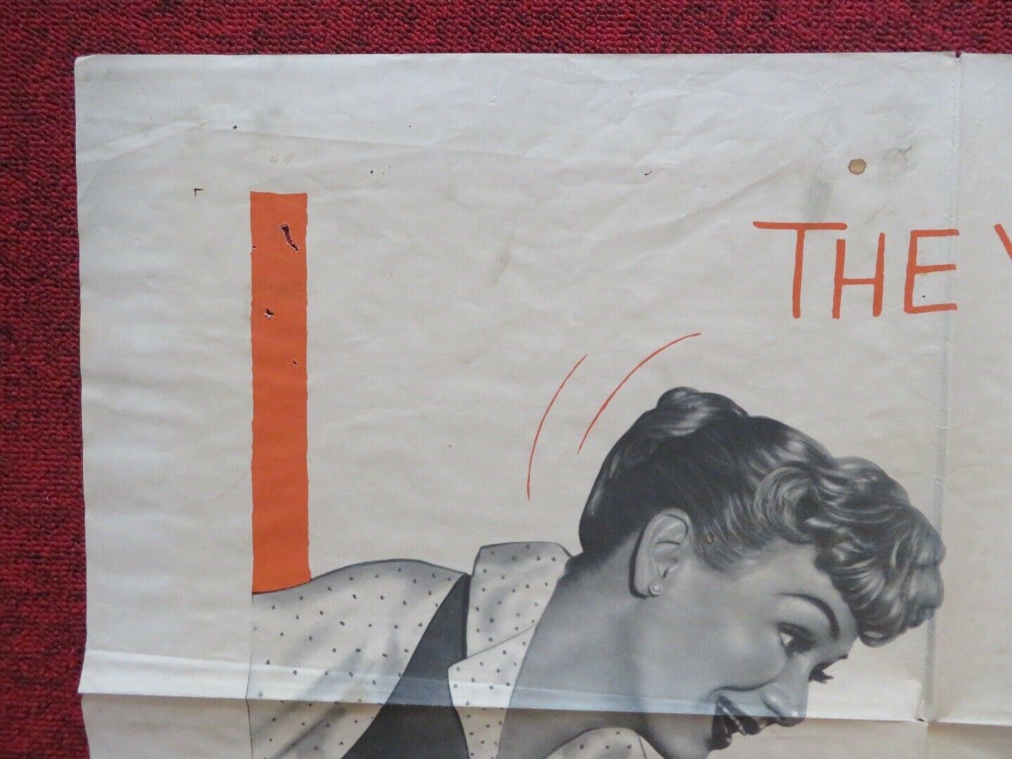 OUR MISS BROOKS FOLDED US ONE SHEET POSTER EVE ARDEN GALE GORDON 1956 Movie posters