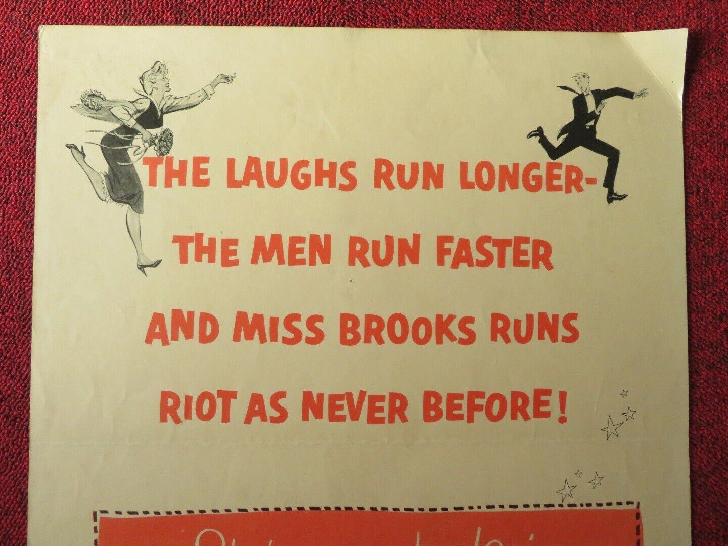 OUR MISS BROOKS US INSERT (14"x 36") POSTER EVE ARDEN GALE GORDON 1956 - Rendezvous Cinema