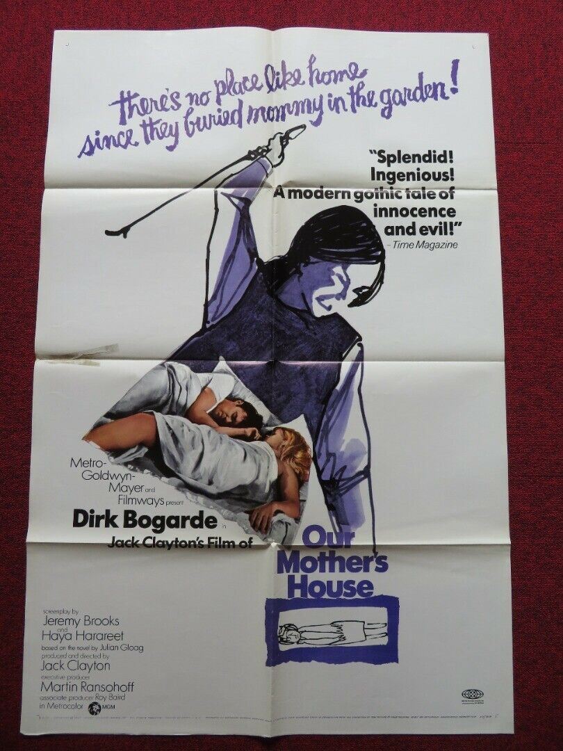 OUR MOTHER'S HOUSE FOLDED US ONE SHEET POSTER DIRK BOGARDE JACK CLAYTON 1967 Movie posters