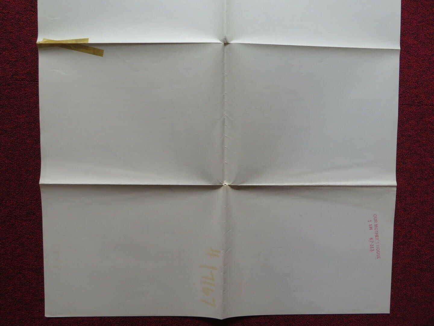 OUR MOTHER'S HOUSE FOLDED US ONE SHEET POSTER DIRK BOGARDE JACK CLAYTON 1967 Movie posters