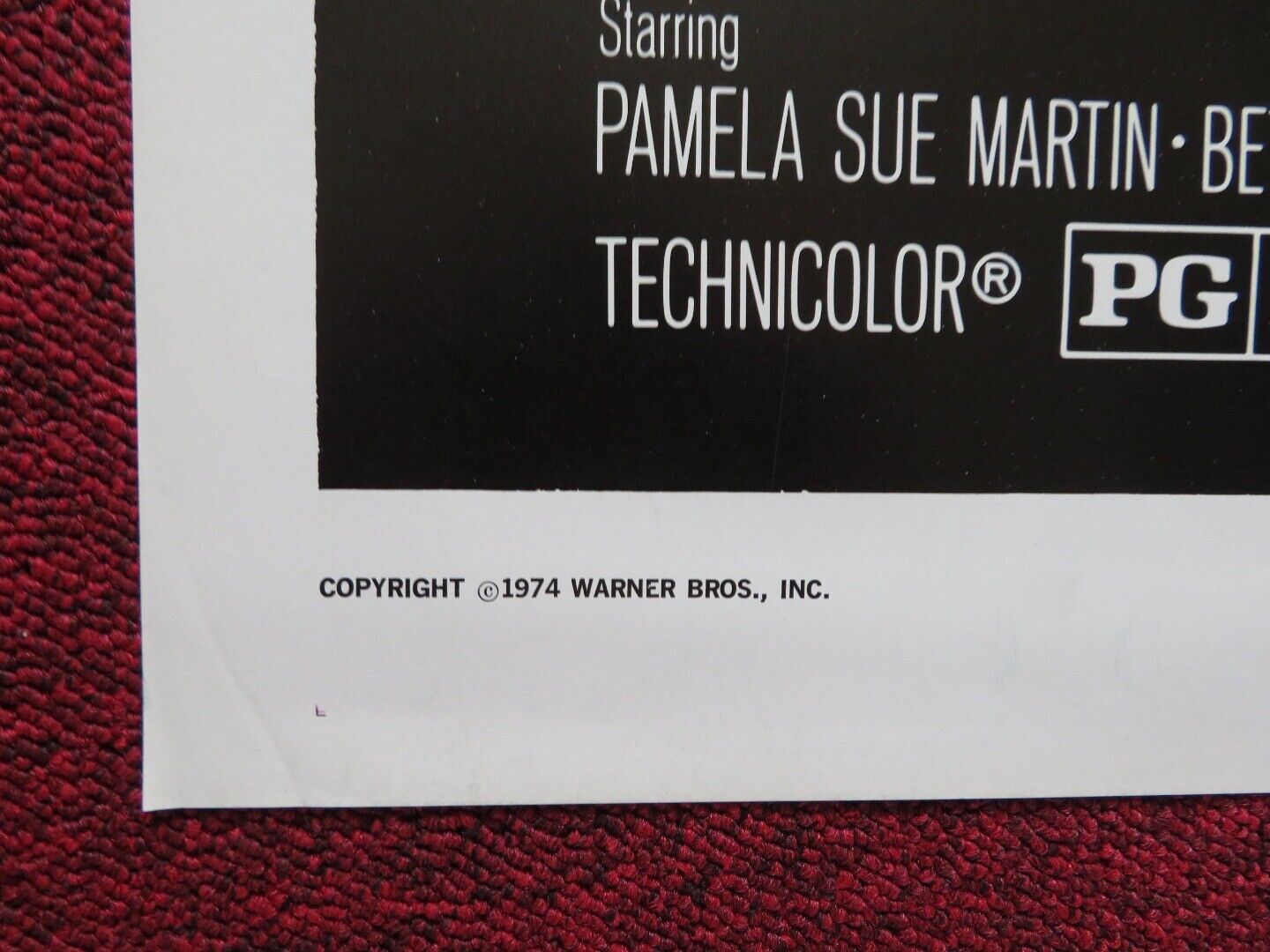 OUR TIME FOLDED US ONE SHEET POSTER PAMELA SUE MARTIN BETY SLADE 1974 Movie posters