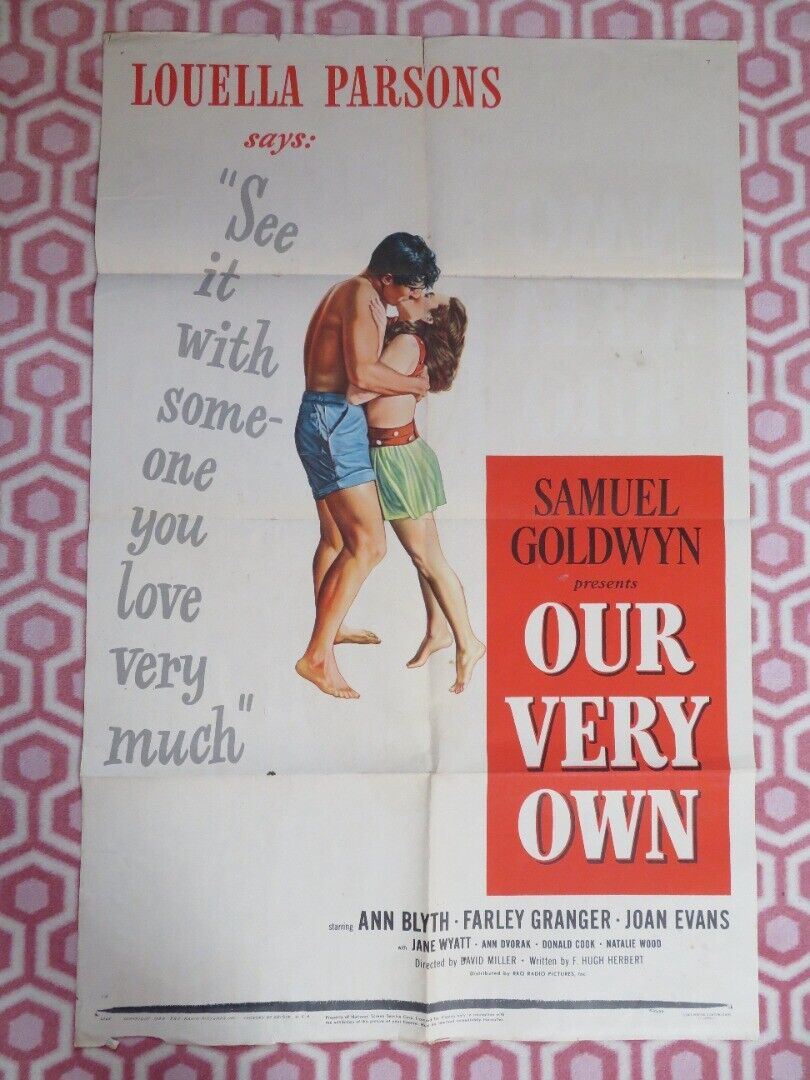 OUR VERY OWN FOLDED US ONE SHEET POSTER ANN BLYTH FARLEY GRANGER 1950 Movie posters