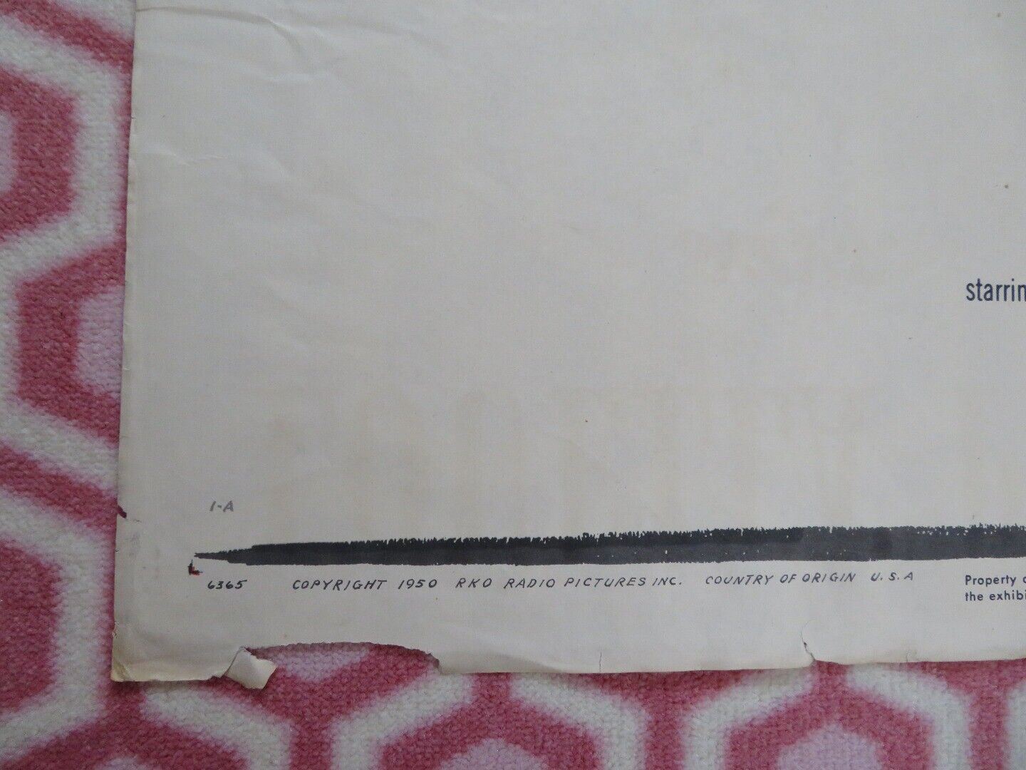 OUR VERY OWN FOLDED US ONE SHEET POSTER ANN BLYTH FARLEY GRANGER 1950 Movie posters