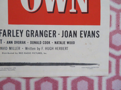 OUR VERY OWN FOLDED US ONE SHEET POSTER ANN BLYTH FARLEY GRANGER 1950 Movie posters