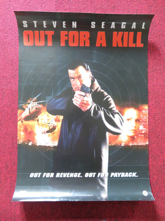 OUT FOR A KILL VHS VIDEO POSTER STEVEN SEGAL 2003 Rendezvous Cinema Movie posters