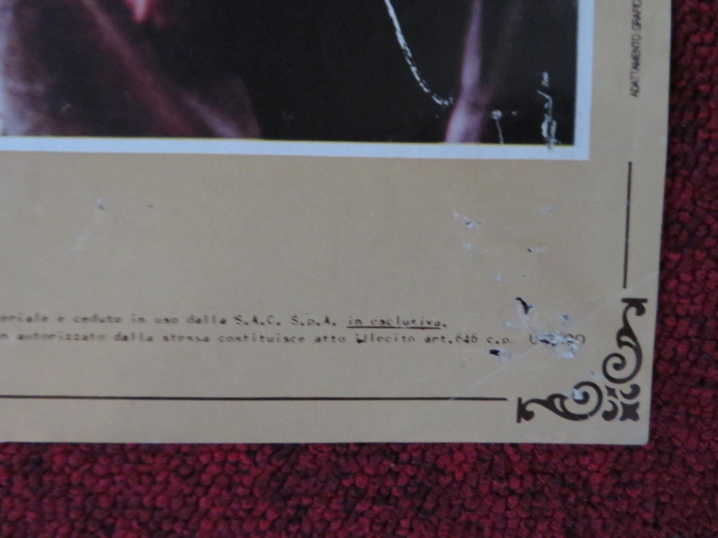 OUT OF AFRICA - C ITALIAN FOTOBUSTA POSTER ROBERT REDFORD MERYL STREEP 1985 Rendezvous Cinema Movie posters