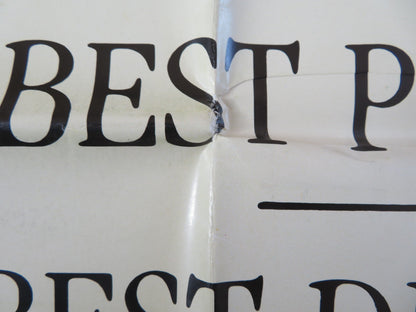 OUT OF AFRICA FOLDED US ONE SHEET POSTER ROBERT REDFORD MERYL STREEP 1985 Rendezvous Cinema Movie posters