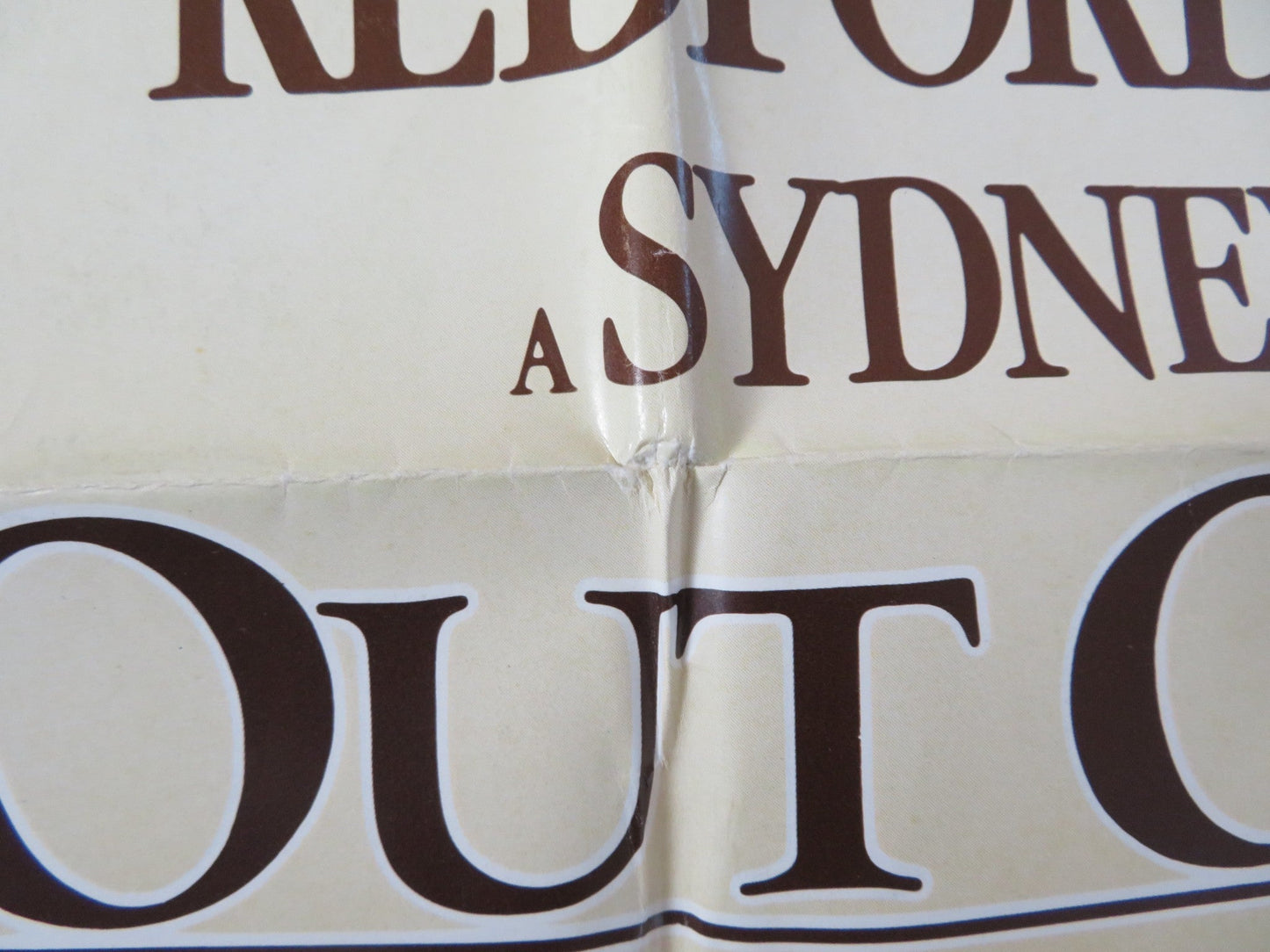 OUT OF AFRICA FOLDED US ONE SHEET POSTER ROBERT REDFORD MERYL STREEP 1985 Rendezvous Cinema Movie posters