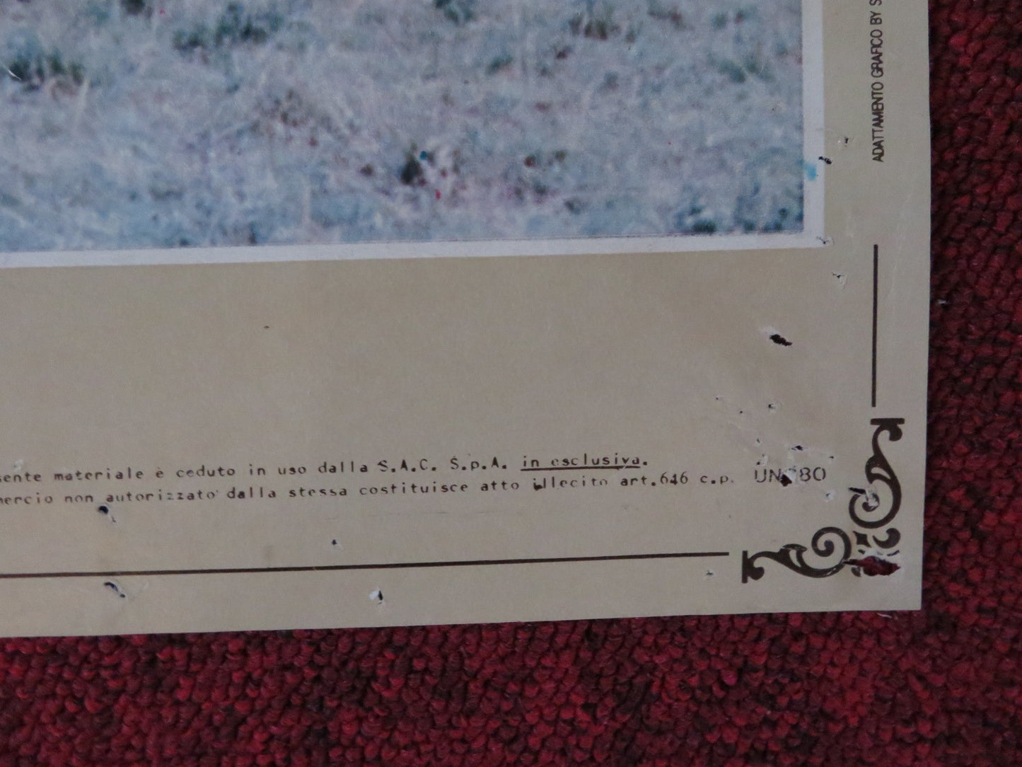 OUT OF AFRICA - G ITALIAN FOTOBUSTA POSTER ROBERT REDFORD MERYL STREEP 1985 Rendezvous Cinema Movie posters