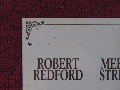 OUT OF AFRICA - G ITALIAN FOTOBUSTA POSTER ROBERT REDFORD MERYL STREEP 1985 Rendezvous Cinema Movie posters