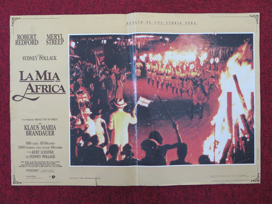 OUT OF AFRICA ITALIAN FOTOBUSTA POSTER ROBERT REDFORD MERYL STREEP 1985 Rendezvous Cinema Movie posters