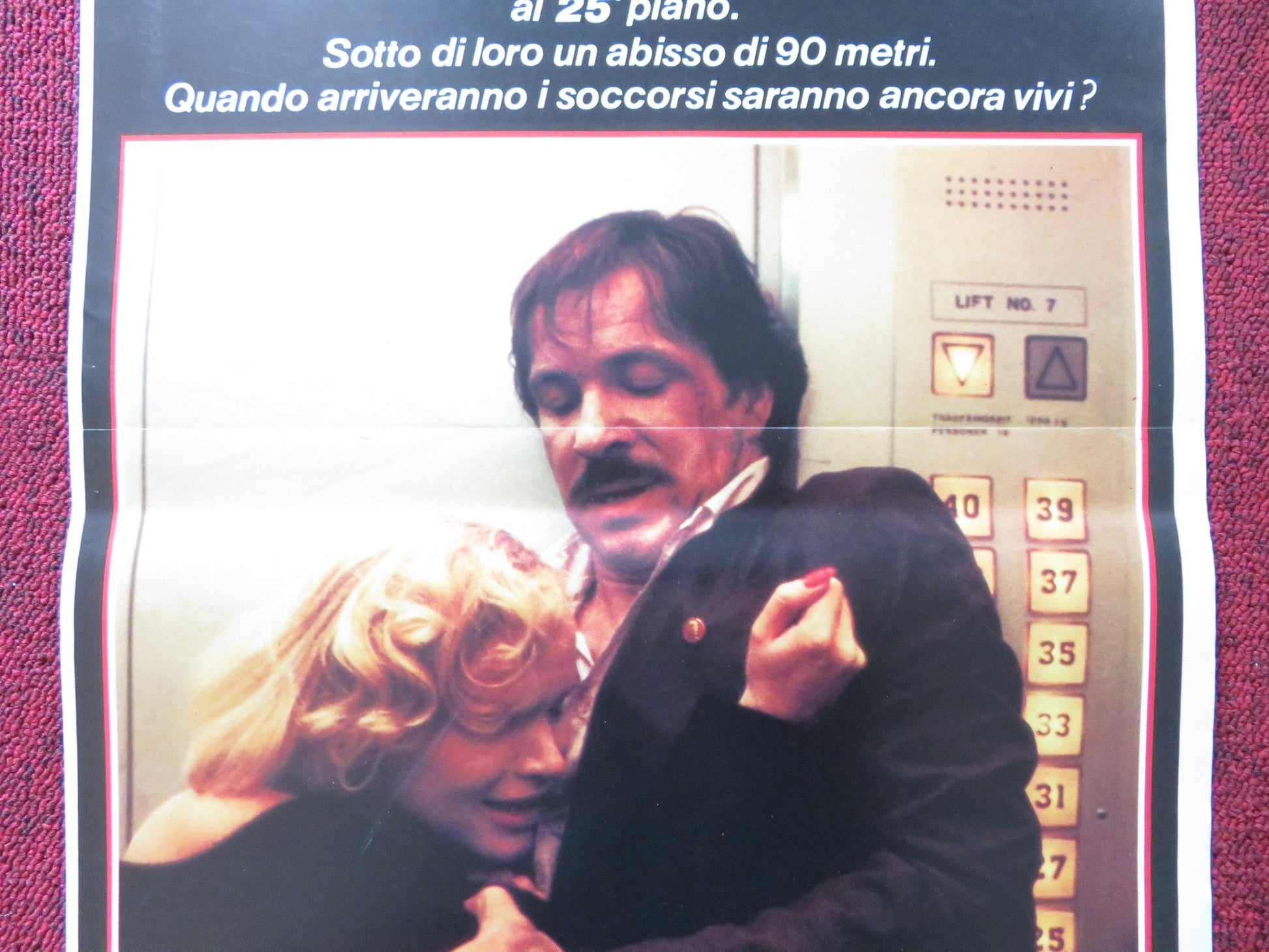 OUT OF ORDER ITALIAN LOCANDINA POSTER GOTZ GEORGE RENEE SOUTENDIJK 1985 Rendezvous Cinema Movie posters