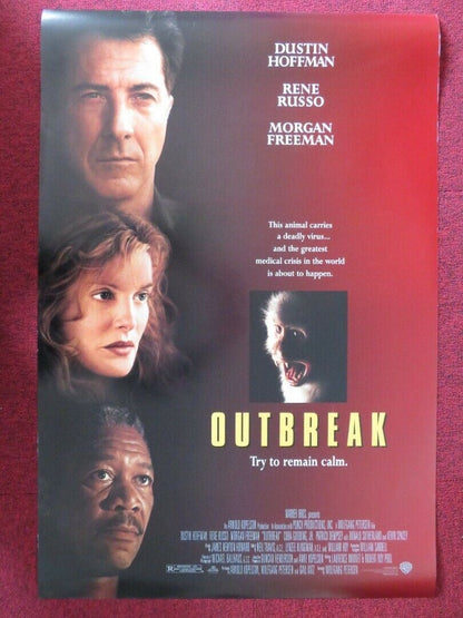 OUTBREAK US ONE SHEET ROLLED POSTER DUSTIN HOFFMAN MORGAN FREEMAN 1995 Movie posters