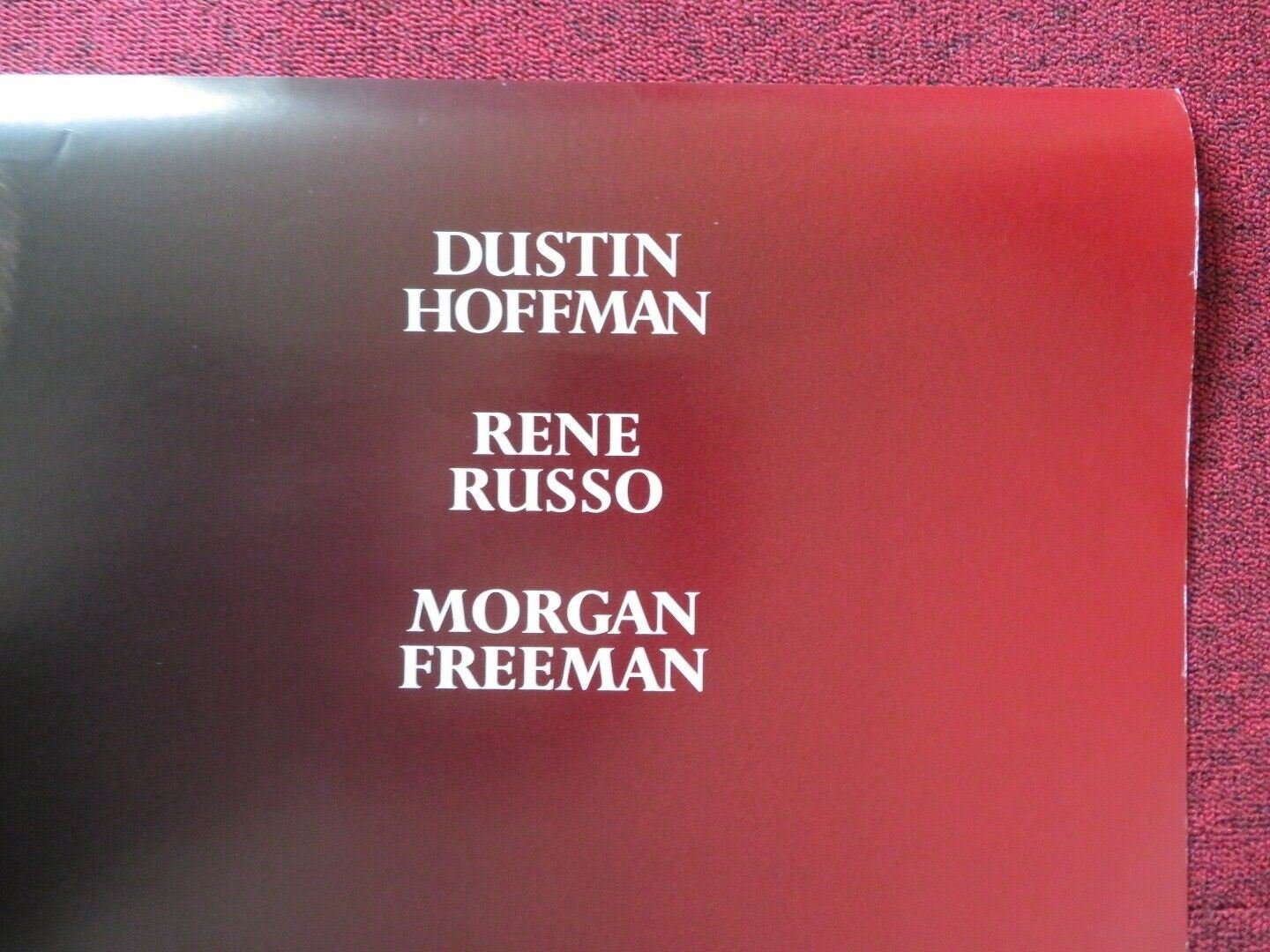 OUTBREAK US ONE SHEET ROLLED POSTER DUSTIN HOFFMAN MORGAN FREEMAN 1995 Movie posters