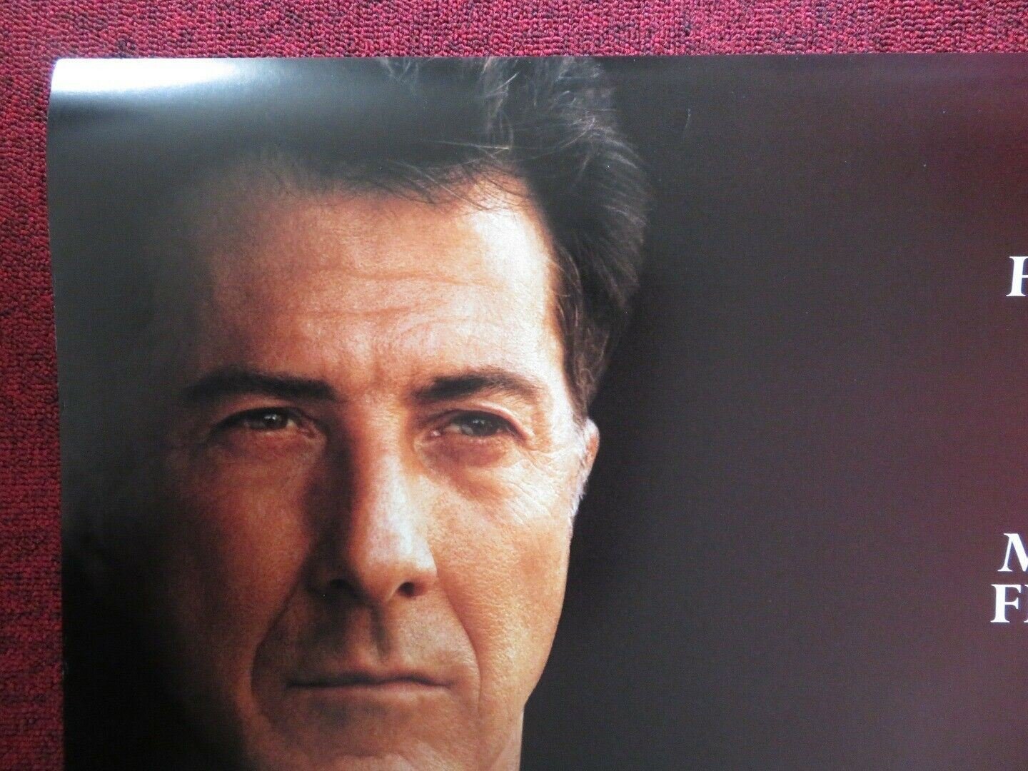 OUTBREAK US ONE SHEET ROLLED POSTER DUSTIN HOFFMAN MORGAN FREEMAN 1995 Movie posters