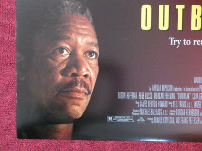 OUTBREAK US ONE SHEET ROLLED POSTER DUSTIN HOFFMAN MORGAN FREEMAN 1995 Movie posters