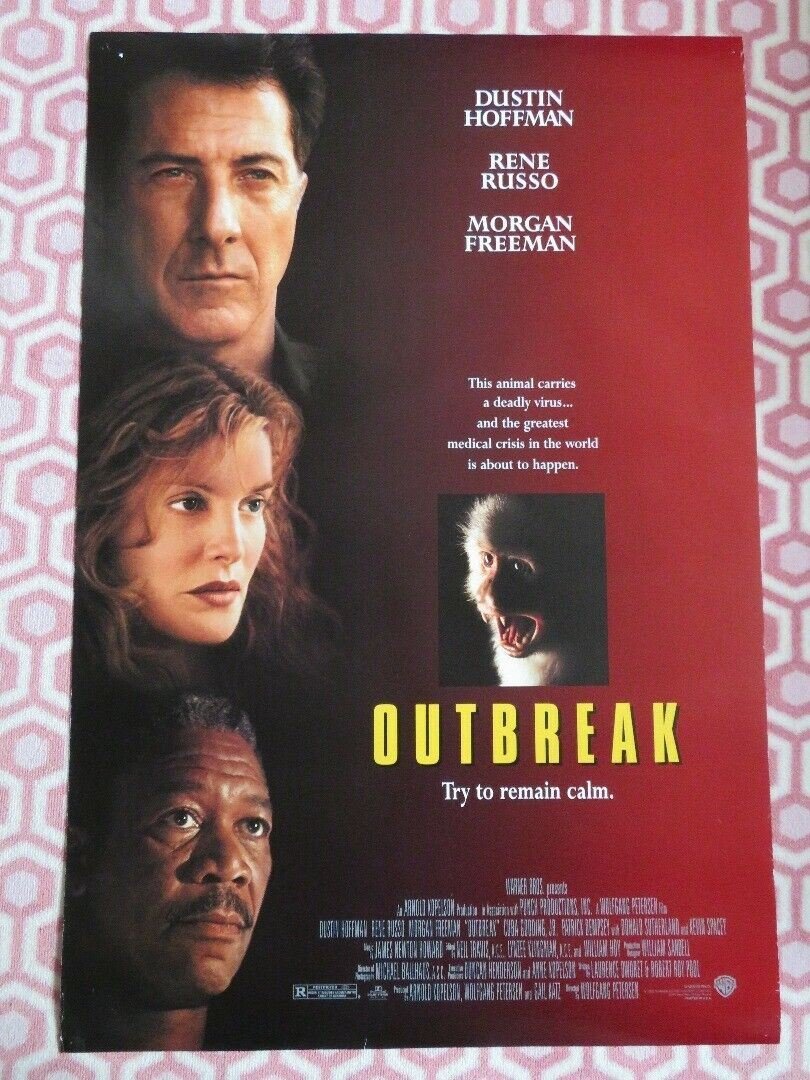 OUTBREAK US ONE SHEET ROLLED POSTER MORGAN FREEMAN BEVERLY TODD 1995 - Rendezvous Cinema
