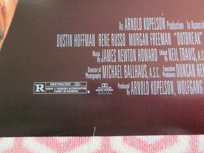 OUTBREAK US ONE SHEET ROLLED POSTER MORGAN FREEMAN BEVERLY TODD 1995 - Rendezvous Cinema