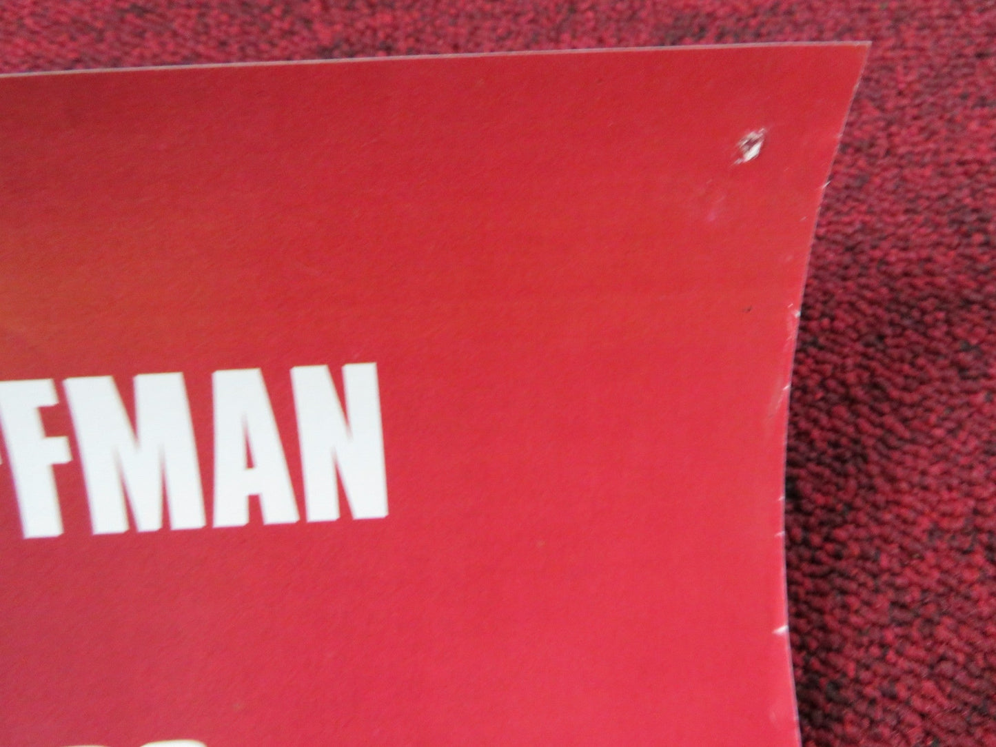 OUTBREAK VHS POSTER DUSTIN HOFFMAN RENE RUSSO 1995 Rendezvous Cinema Movie posters