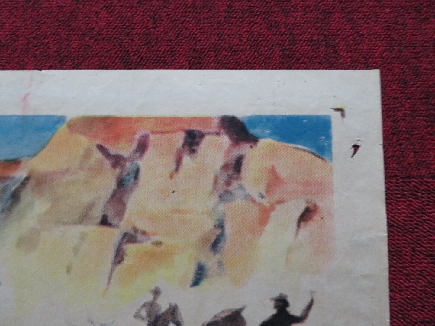 OUTCAST FOLDED US ONE SHEET POSTER JOHN DEREK JOAN EVENS 1954 Movie posters