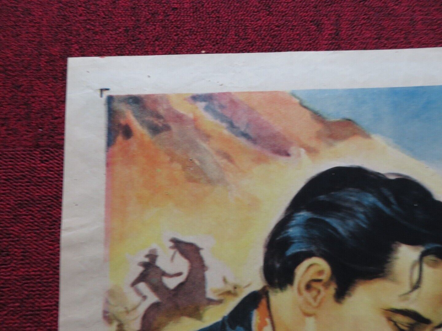 OUTCAST FOLDED US ONE SHEET POSTER JOHN DEREK JOAN EVENS 1954 Movie posters
