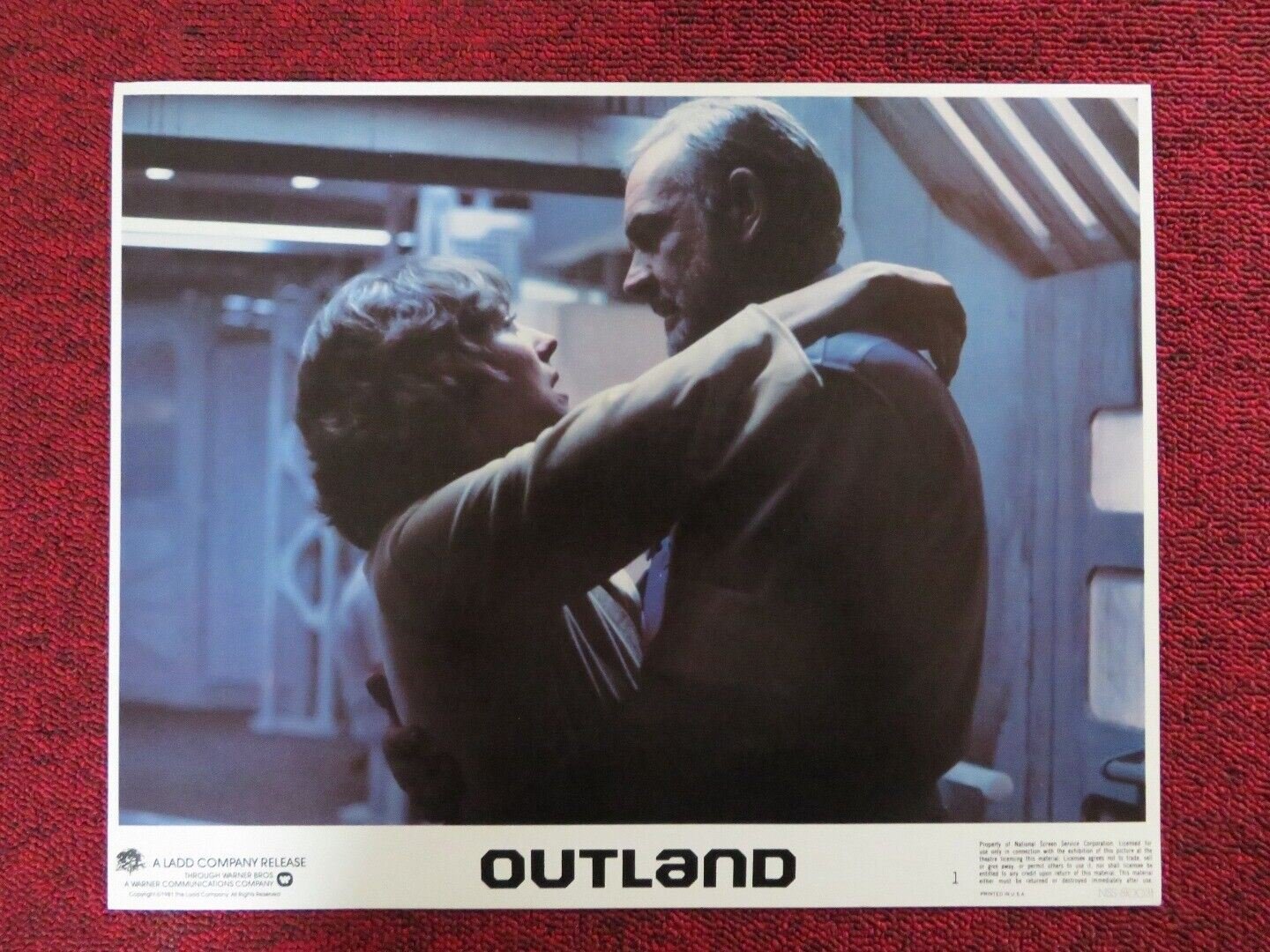 OUTLAND - 1 US LOBBY CARD SEAN CONNERY KIKA MARKHAM 1981 Movie posters