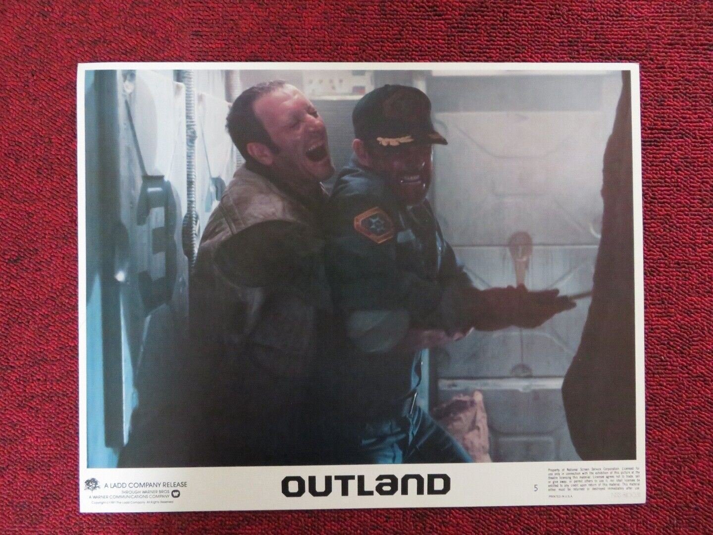 OUTLAND - 5 US LOBBY CARD SEAN CONNERY MARC BOYLE 1981 Movie posters
