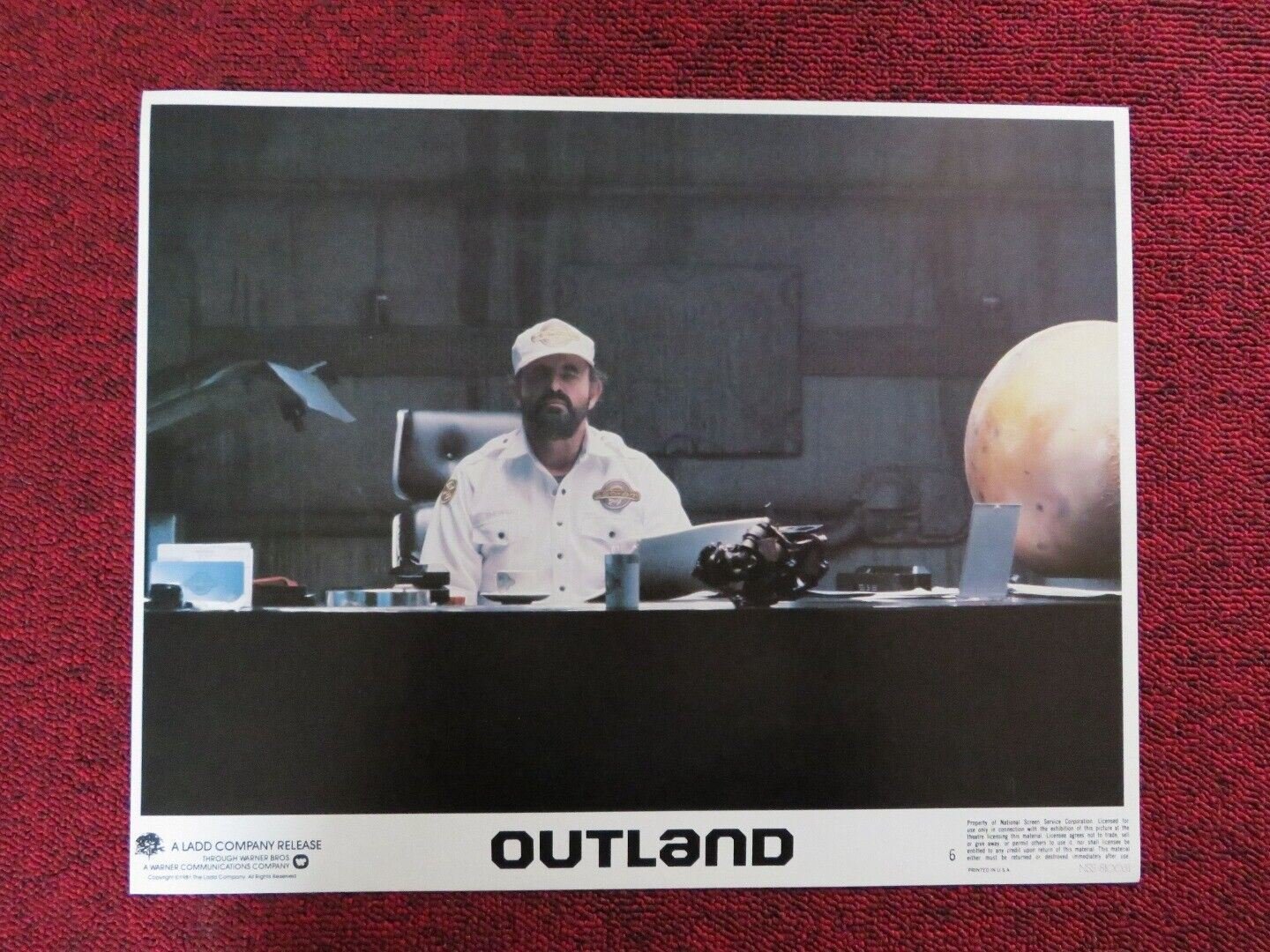 OUTLAND - 6 US LOBBY CARD SEAN CONNERY PETER BOYLE 1981 Movie posters