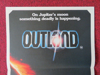 OUTLAND FOLDED AUSTRALIAN DAYBILL POSTER SEAN CONNERY PETER BOYLE 1981 Rendezvous Cinema Movie posters