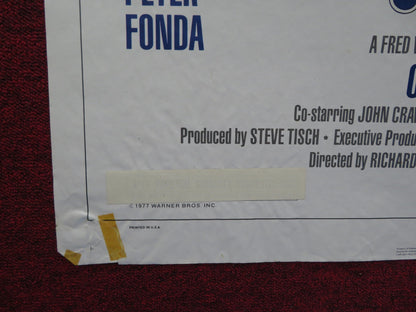 OUTLAW BLUES FOLDED US ONE SHEET POSTER PETER FONDA SUSAN SAINT JAMES 1977 Rendezvous Cinema Movie posters