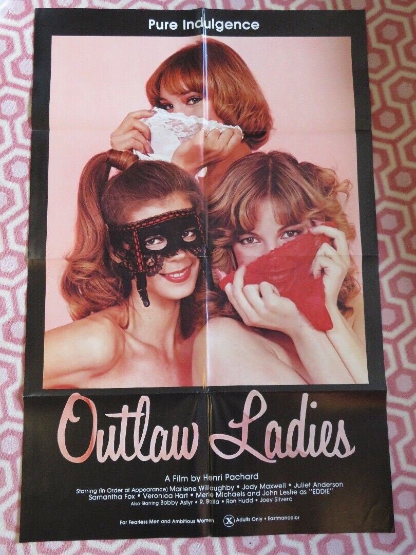 OUTLAW LADIES FOLDED US ONE SHEET POSTER SAMANTHA FOX VERONICA HART 1981 - Rendezvous Cinema