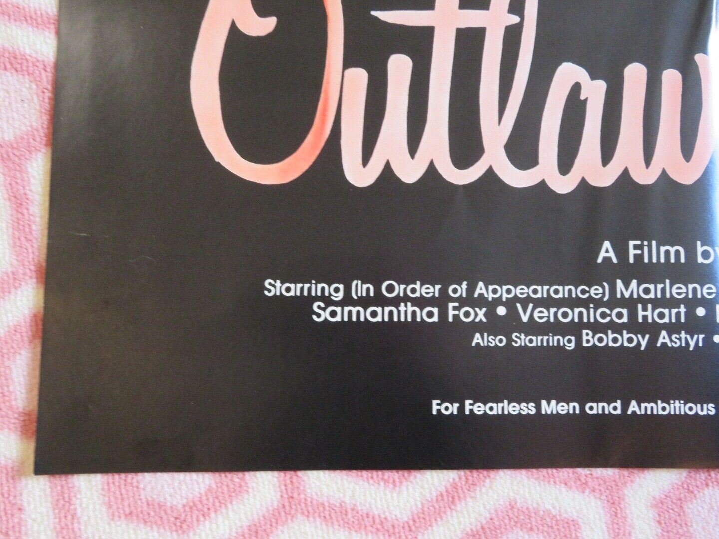 OUTLAW LADIES FOLDED US ONE SHEET POSTER SAMANTHA FOX VERONICA HART 1981 - Rendezvous Cinema