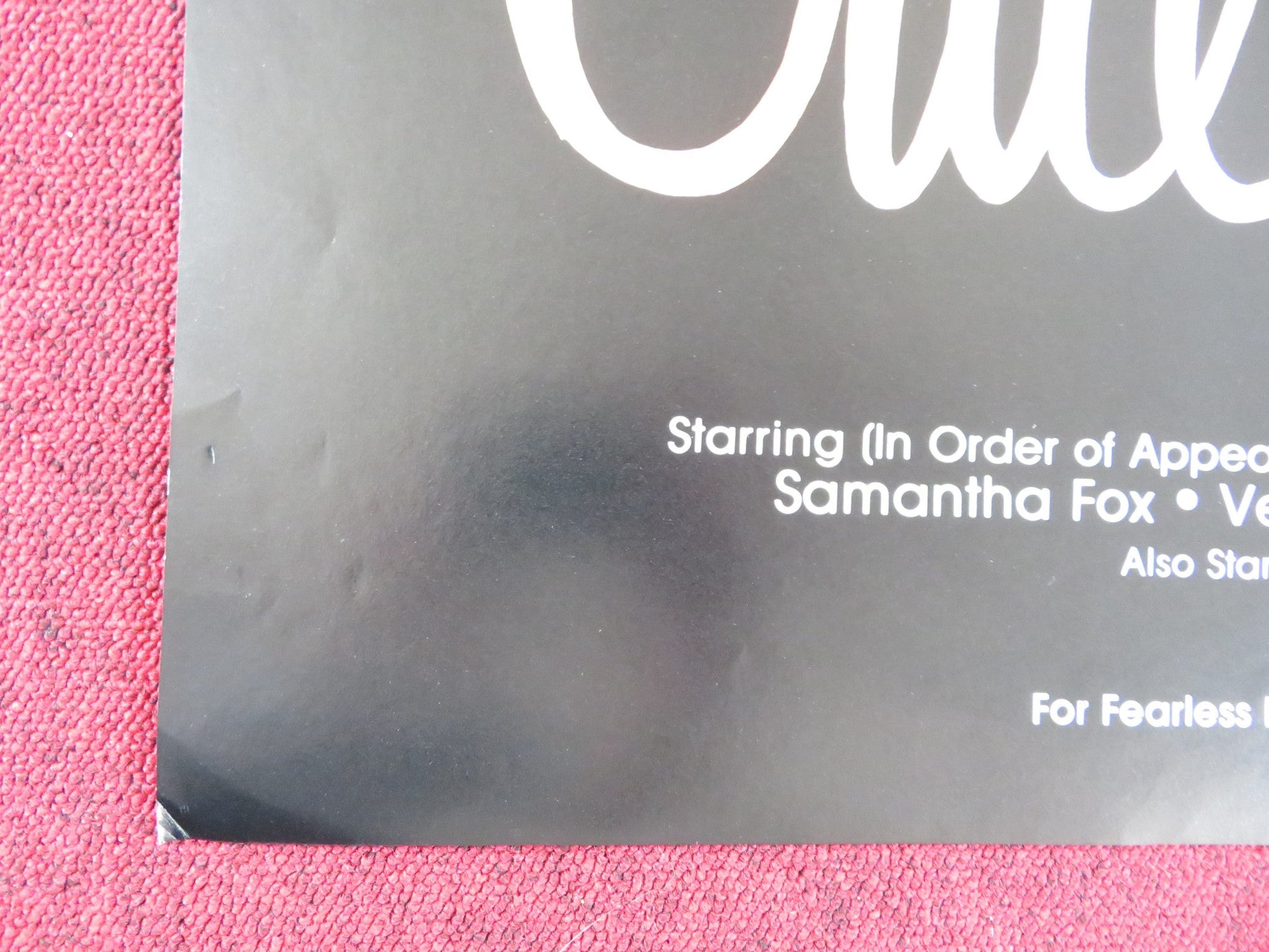 OUTLAW LADIES US TRI FOLDED ONE SHEET ROLLED POSTER VERONICA HART 1981 Rendezvous Cinema Movie posters