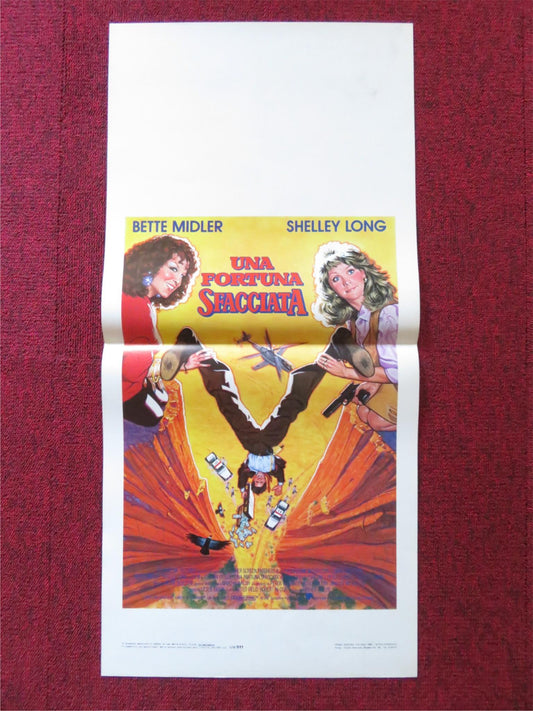 OUTRAGEOUS FORTUNE ITALIAN LOCANDINA POSTER BETTE MIDLER SHELLEY LONG 1987 Rendezvous Cinema Movie posters