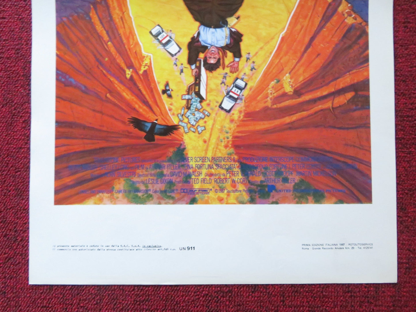 OUTRAGEOUS FORTUNE ITALIAN LOCANDINA POSTER BETTE MIDLER SHELLEY LONG 1987 Rendezvous Cinema Movie posters