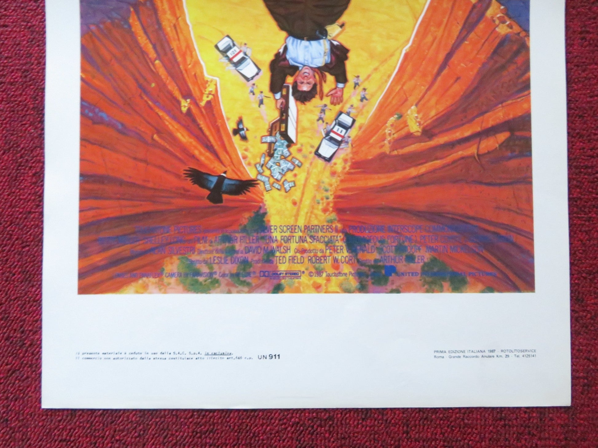 OUTRAGEOUS FORTUNE ITALIAN LOCANDINA POSTER BETTE MIDLER SHELLEY LONG 1987 Rendezvous Cinema Movie posters