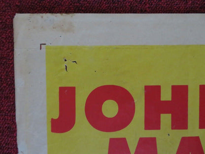 OVER THE BORDER ONE FOLDED US ONE SHEET POSTER JOHNNY MACK BROWN W. WALDRON 1950 Movie posters