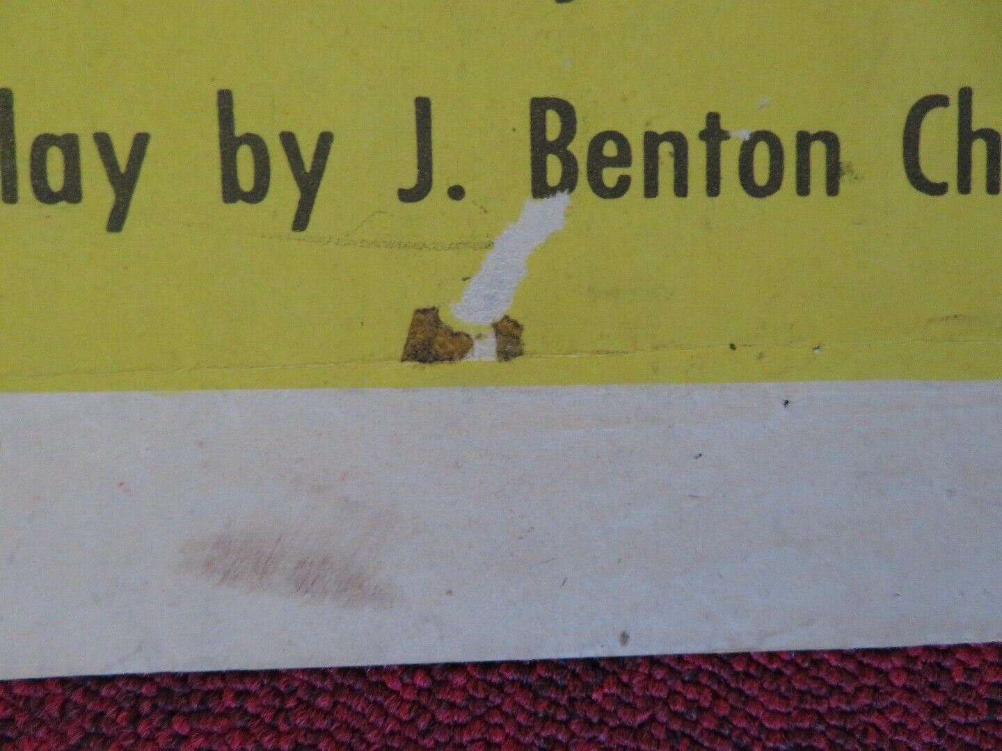 OVER THE BORDER ONE FOLDED US ONE SHEET POSTER JOHNNY MACK BROWN W. WALDRON 1950 Movie posters