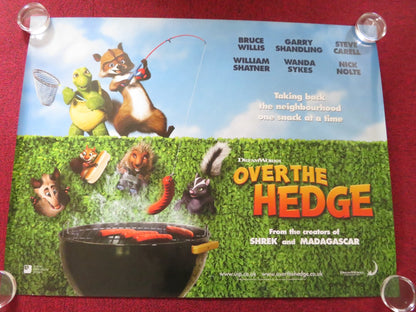 OVER THE HEDGE - B UK QUAD ROLLED POSTER BRUCE WILLIS STEVE CARELL 2006 Rendezvous Cinema Movie posters