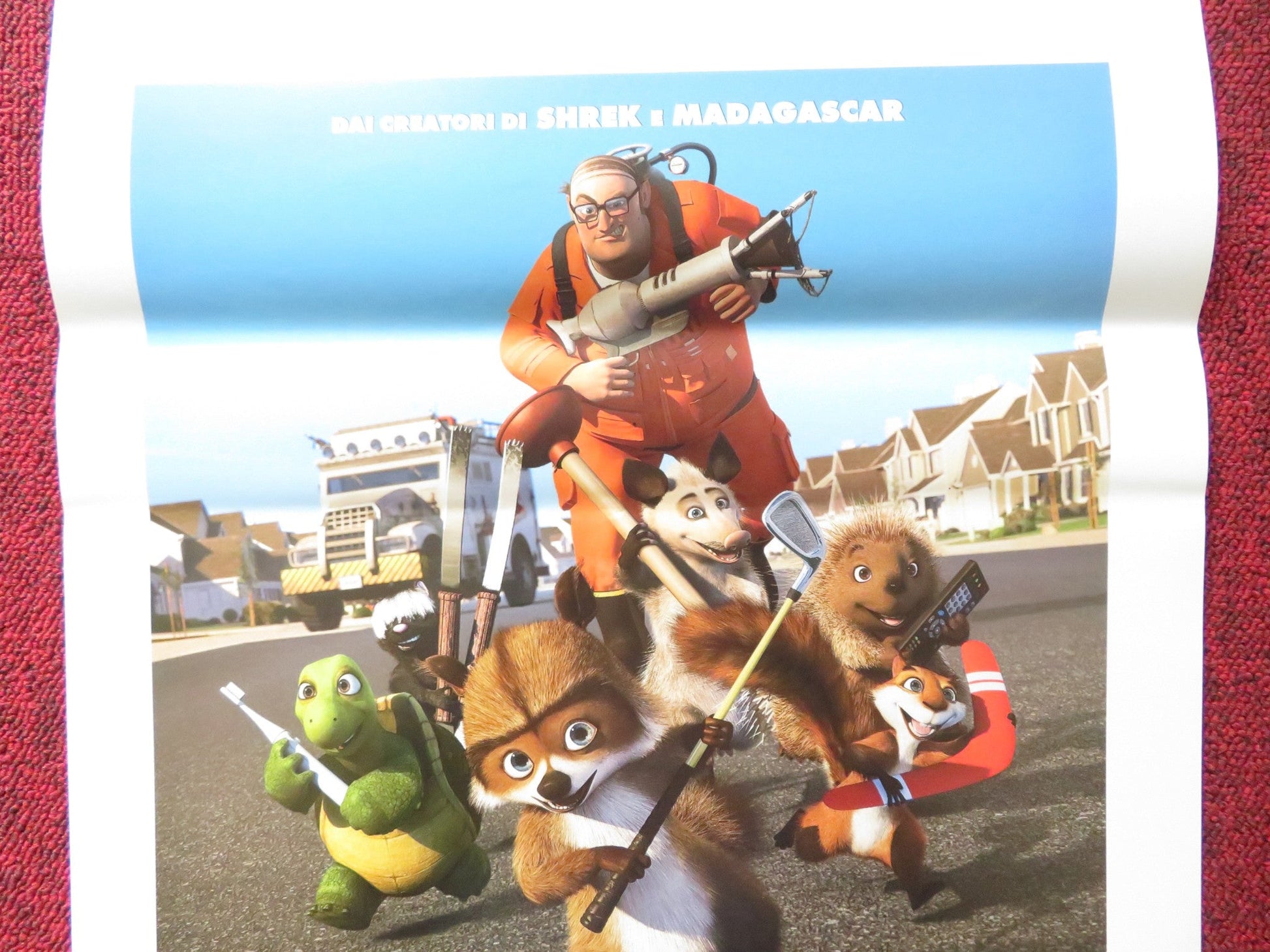 OVER THE HEDGE ITALIAN LOCANDINA POSTER BRUCE WILLIS STEVE CARELL 2006 Rendezvous Cinema Movie posters