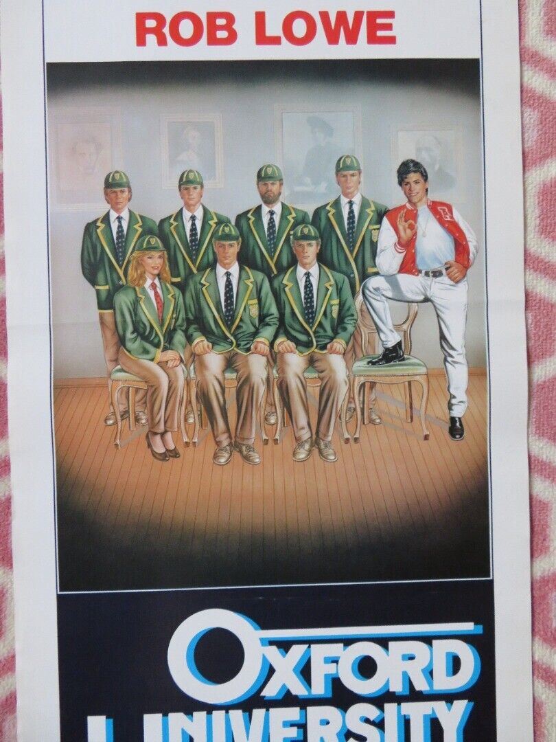 OXFORD UNIVERSITY / OXFORD BLUES ITALIAN LOCANDINA (27.5"x13") POSTER 1988 - Rendezvous Cinema