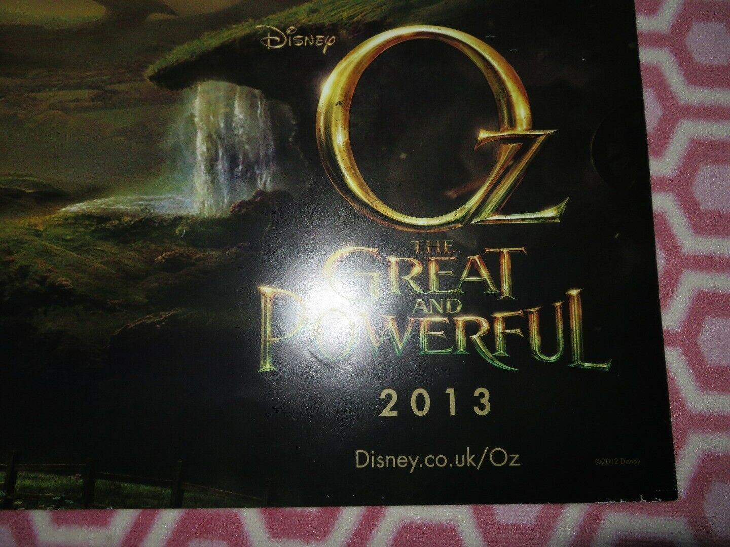 OZ THE GREAT AND POWERFUL QUAD (30"x 40") ROLLED POSTER DISNEY SAM RAIMI 2013 Movie posters