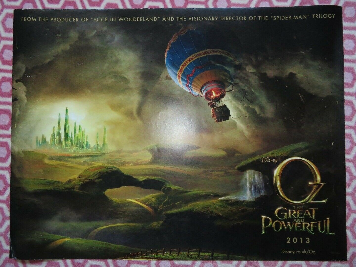 OZ THE GREAT AND POWERFUL QUAD (30"x 40") ROLLED POSTER DISNEY SAM RAIMI 2013 Movie posters