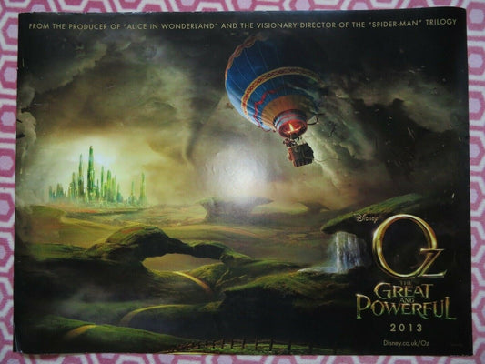 OZ THE GREAT AND POWERFUL QUAD (30"x 40") ROLLED POSTER DISNEY SAM RAIMI 2013 Movie posters