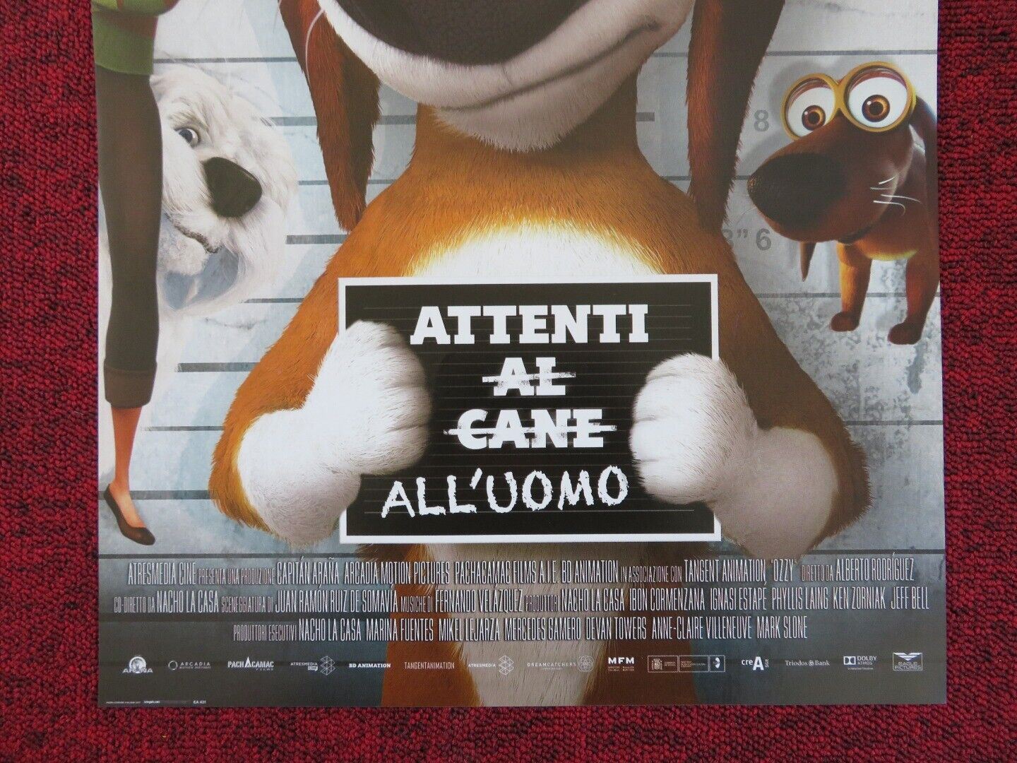 OZZY ITALIAN LOCANDINA (26.5"x12.5") POSTER GUILLERMO ROMERO DANI ROVIRA 2016 Rendezvous Cinema Movie posters