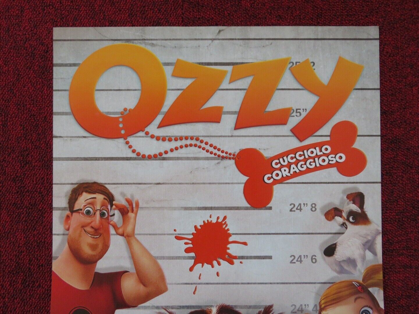 OZZY ITALIAN LOCANDINA (26.5"x12.5") POSTER GUILLERMO ROMERO DANI ROVIRA 2016 Rendezvous Cinema Movie posters